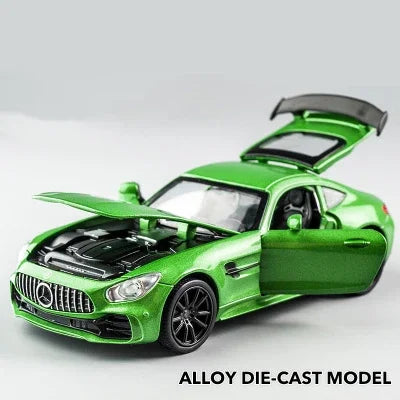 Mercedes BENZ GTR AMG Sports car Diecast Metal Alloy model