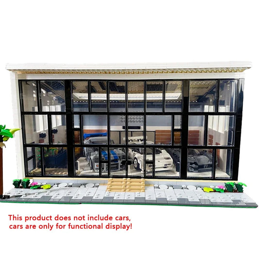 Street View Model Building Bricks Supercar Showroom