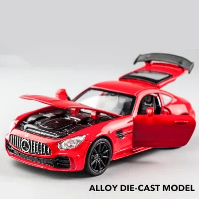 Mercedes BENZ GTR AMG Sports car Diecast Metal Alloy model