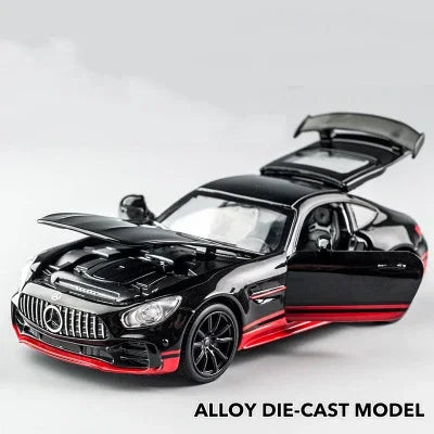 Mercedes BENZ GTR AMG Sports car Diecast Metal Alloy model