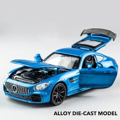 Mercedes BENZ GTR AMG Sports car Diecast Metal Alloy model