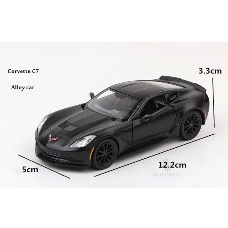 1/36 Chevrolet Corvette C7 Alloy Diecast model