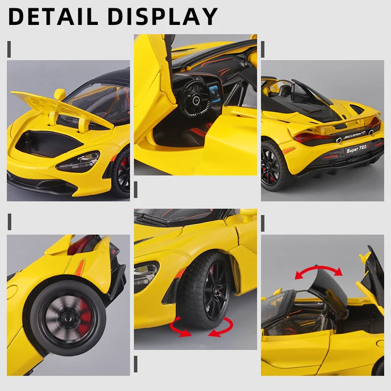 Mclaren 720s 1:24 alloy model